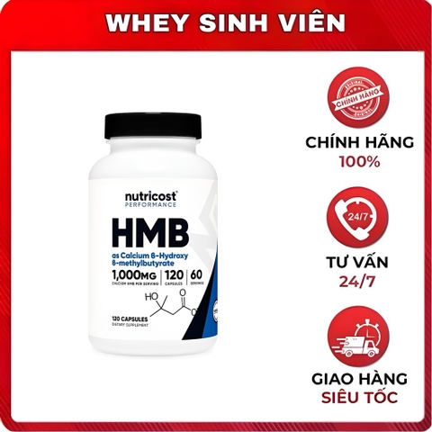 Nutricost HMB (120 viên)