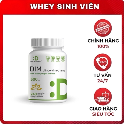 Deal Supplement DIM with Black Pepper Extract ( 300mg )