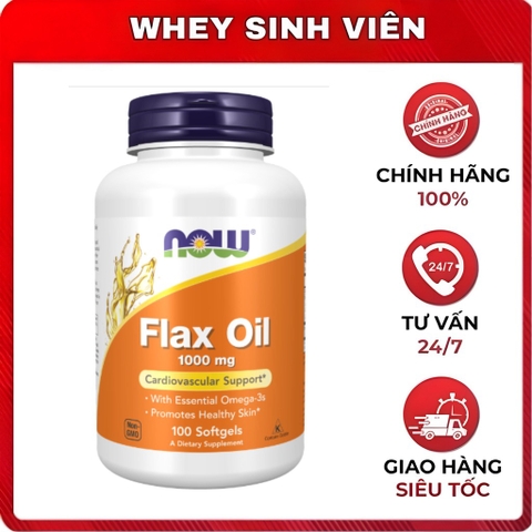Now Flax Oil (1000mg) - 100 viên