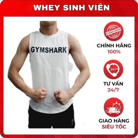 Áo tanktop cotton chữ Gymshark