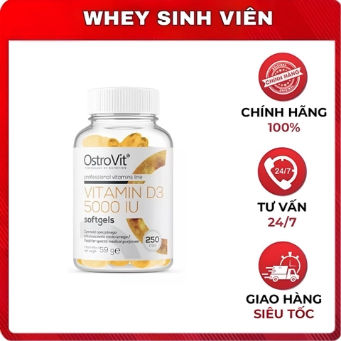 Ostrovit Vitamin D3 5000IU (250 viên)