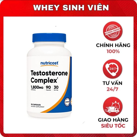 Nutricost Testosterone Complex (90 viên)