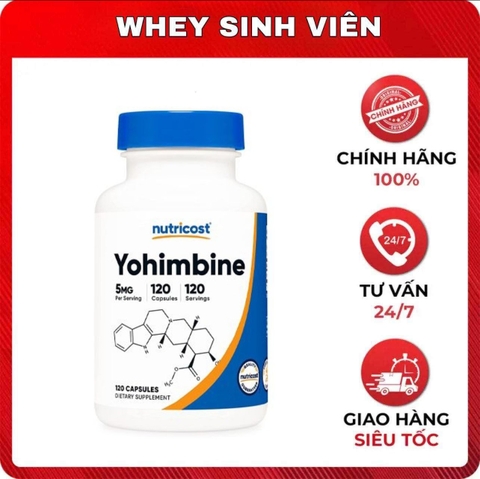 Yohimbine Nutricost -120 viên