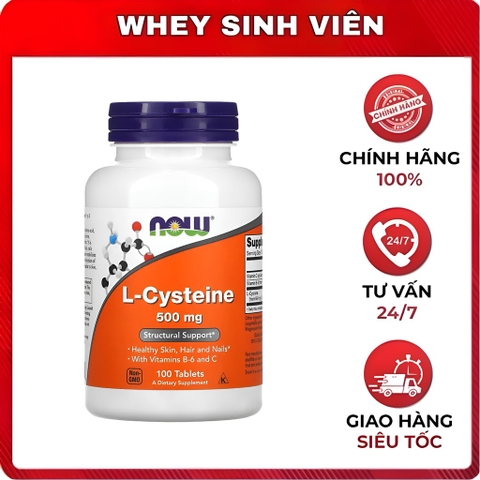Now- L Cysteine  500mg (100 viên)