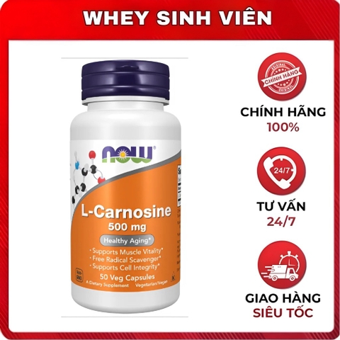 Now L-Carnosine (500mg) - 50 viên