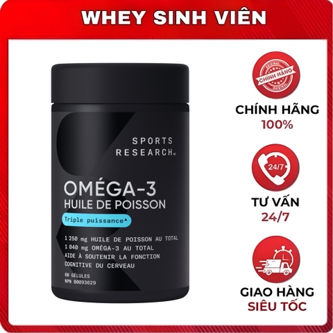 SR Sports Research Omega 3 - 60 viên