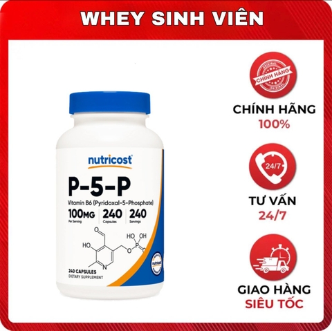 Nutricost P-5-P 100mg (240 viên)