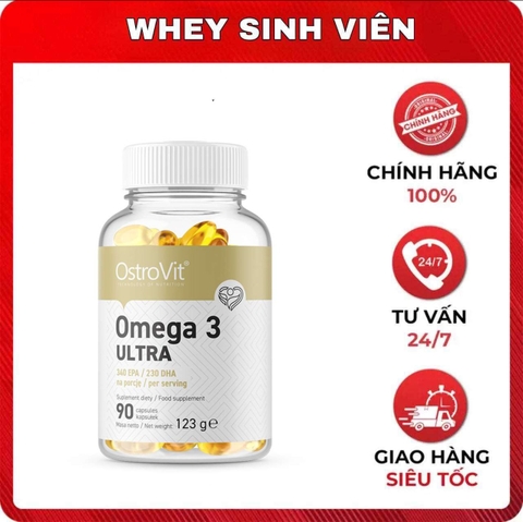 Ostrovit Omega 3 Ultra (90 viên)