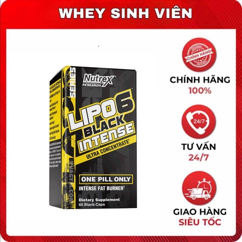 Lipo 6  Black Intense ( 60 viên )