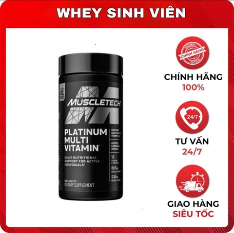 Platinum MultiVitamin Muscletech 90 viên