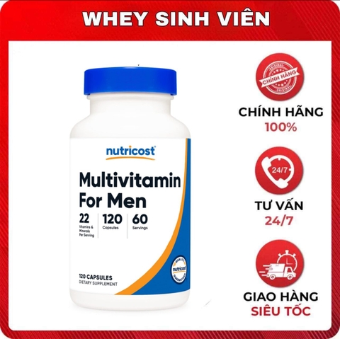 Nutricost Multivitamin For Men (120 viên)