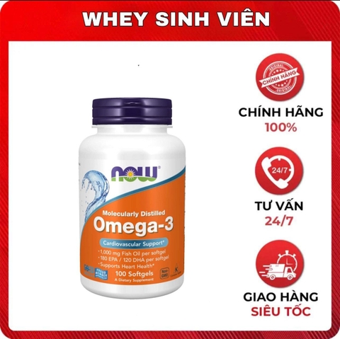 Omega 3 Now - 100 viên