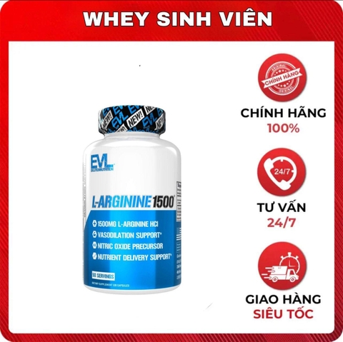 EVL L- arginine 1500 (50 sers)