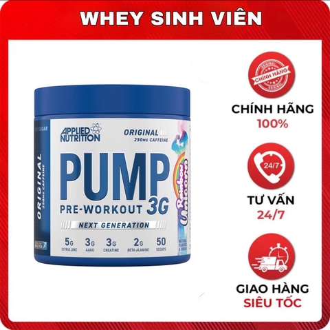 Applied Nutrition Pump 3G Không caffein