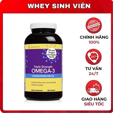 Innovixlabs Triple Strength Omega-3 (900mg) - 200 viên
