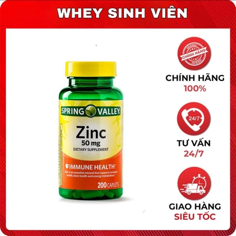 Zinc Spring Valley 50 mg 200 viên