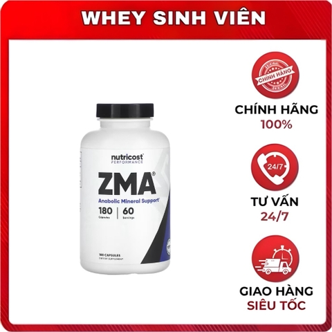 Nutricost ZMA (180 viên)