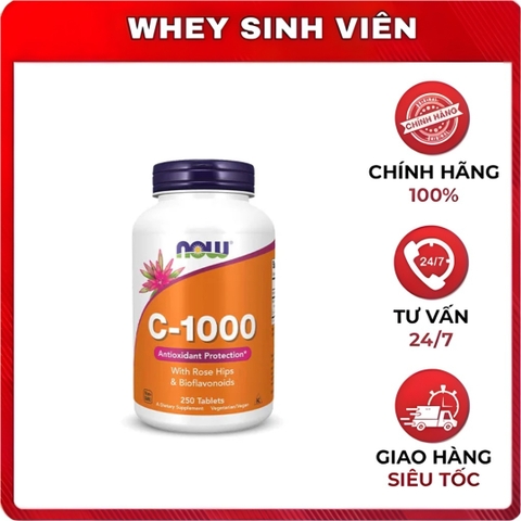 Now - Vitamin C-1000 With Rose Hips & Bioflavonoids (250viên)