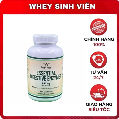 Double Wood Essential Digestive Enzymes 800mg - 180 viên