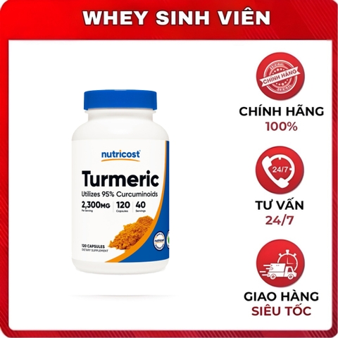 Nutricost Turmeric 2300mg ( 120 viên )