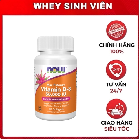 Now Vitamin D-3 50000IU - 50 viên