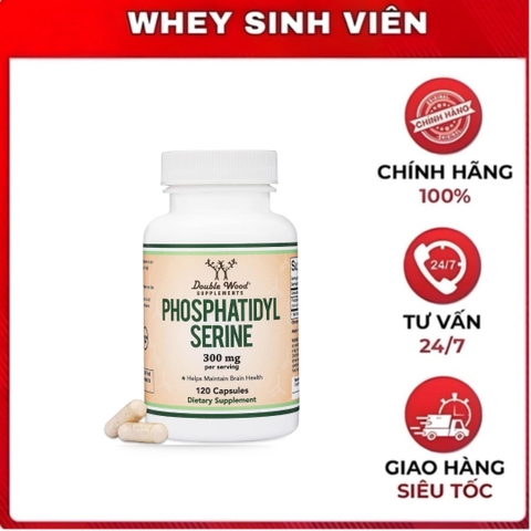 Double Wood Phosphatidyl Serine 300mg - 120 viên