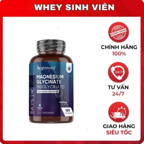 WeightWorld Magnesium Glycinate (1420mg)