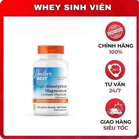 Doctor's Best Magnesium (240 viên)