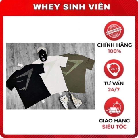 Áo oversize logo GYMSHARK sau lưng