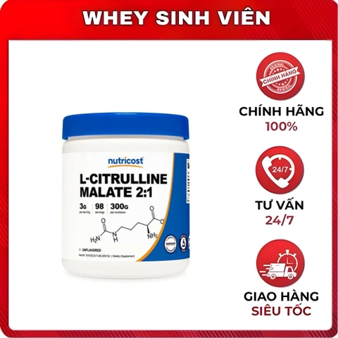 L- Citrulline Malate 2:1 Nutricost