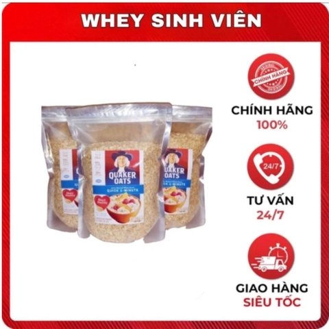 YẾN MẠCH QUAKER 2.3 kg - 1 TÚI CỦA LOẠI MÀU XANH NHÉ