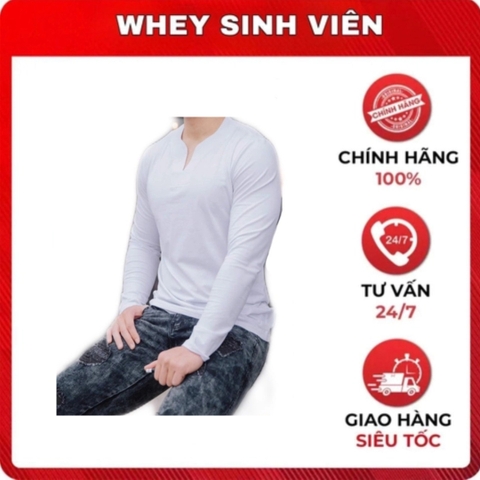 áo dài tay cổ hàn quốc