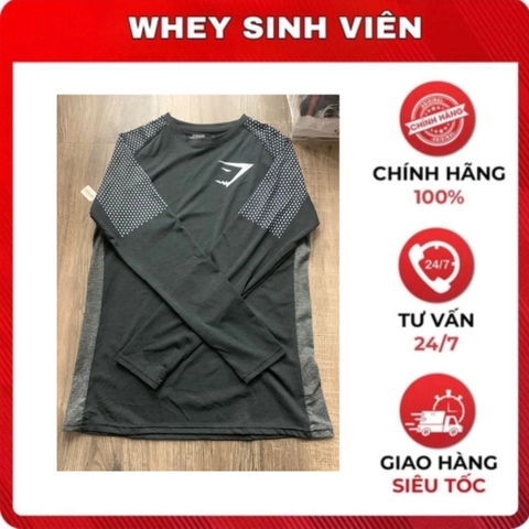 Áo dài tay logo Gymshark v1