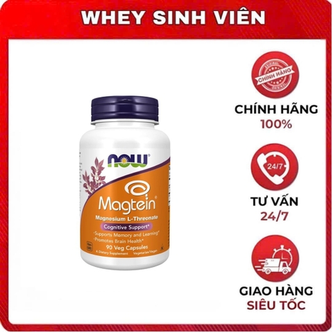 Now Magtein | Magnesium L-Threonate - 90 viên