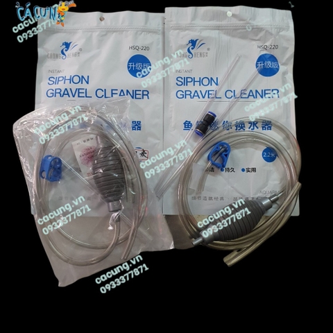 Bơm Tay Hồ Cá Cao Cấp- (Đỉnh Của Chóp) HQS-220 (1,9m ; 2,2m)