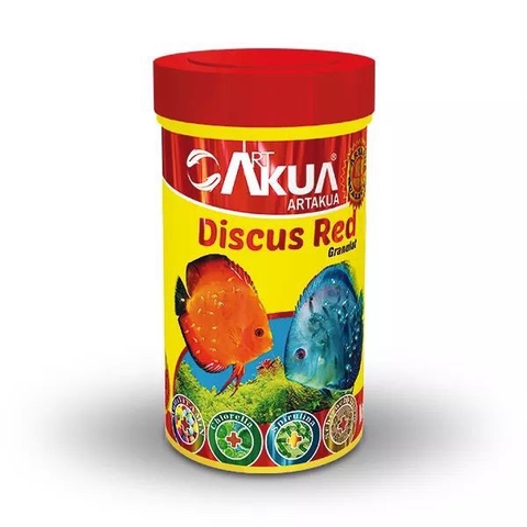 A7- ARTAKUA DISCUS RED-40g-Thức ăn giàu protein phát triển màu sắc tối đa các loài cá ăn mồi miệng nhỏ.