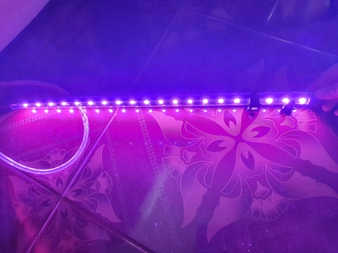 Đèn Led Hồ Cá 3 Màu/ Xanh/Hồng T4-600Led (53cm)