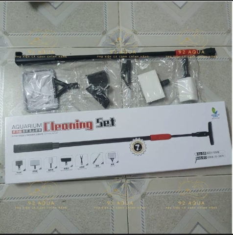 Bộ Dụng Cụ Bể Cá JENECA  7in1 AS60 Cho Hồ Cá Cảnh, Hồ Thủy Sinh