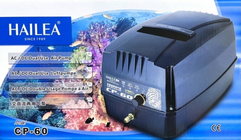 MÁY SỦI OXY TÍCH ĐIỆN HAILEA CP-60 CPA-120 DÙNG CHO HỒ CÁ KOI (Hàng Chính Hãng)