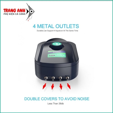 Máy bơm oxy hồ cá 4 vòi SOBO SB-948 (Hàng Công Ty)