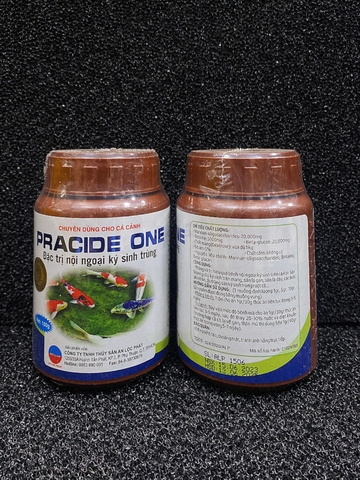 PRACIDE ONE 100g - Phòng và loại bỏ ký sinh trùng nội ngoại cho cá Koi (Hàng Công Ty) Paracide One