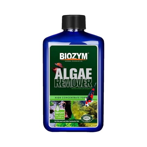 Diệt rêu hại Biozym Algae Remover ức chế tảo xanh bể thủy sinh cá tép cảnh 350ml (HÀNG CÔNG TY)