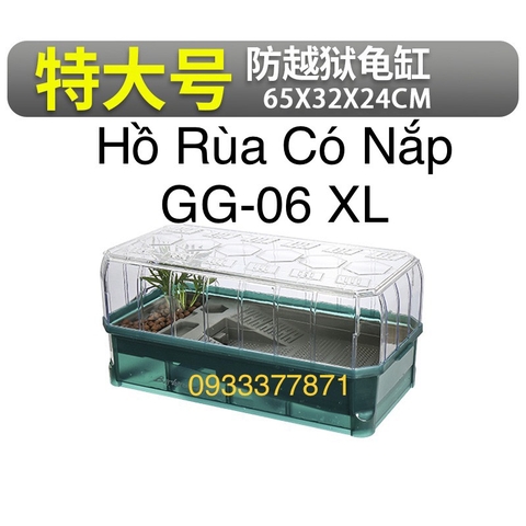 Hồ Rùa Cao Cấp Siêu Đẹp GG 06 XL Size 65x33x24 (Hàng Nhập Khẩu)