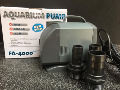 Máy bơm đẩy tiết kiệm điện, Máy bơm chìm hồ cá JECOD DT 4000