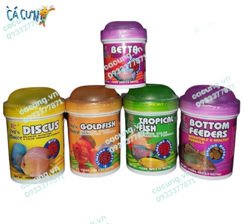 THỨC ĂN CÁ ALI, SẶC, PHƯỢNG HOÀNG TROPICAL FISH PRO CHOICE 75G