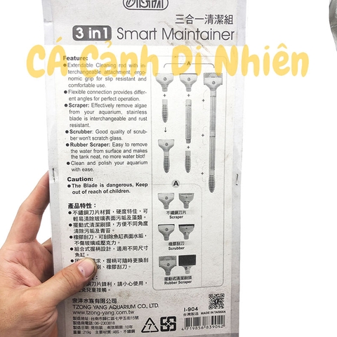 Dụng cụ vệ sinh hồ cá thủy sinh 3in1 ISTA - Smart Maintainer