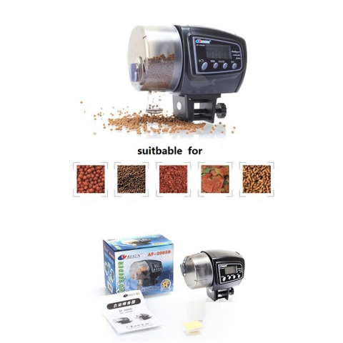 Máy cho cá ăn tự động lập trình điện tử AF2005D - Hàng Công Ty