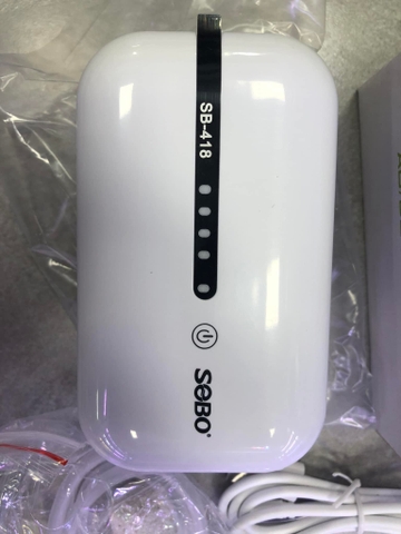 Máy sủi oxy tích điện 1 vòi siêu êm Sobo SB 418 (Hàng Công Ty)