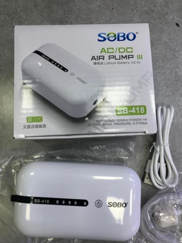 Máy sủi oxy tích điện 1 vòi siêu êm Sobo SB 418 (Hàng Công Ty)