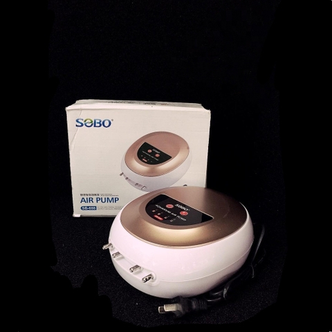 Máy Sủi Khí Oxy 4 Vòi Sobo SB-668 8W- Máy Tạo Khí Oxy Cho Hồ Cá, Bể Thủy Sinh